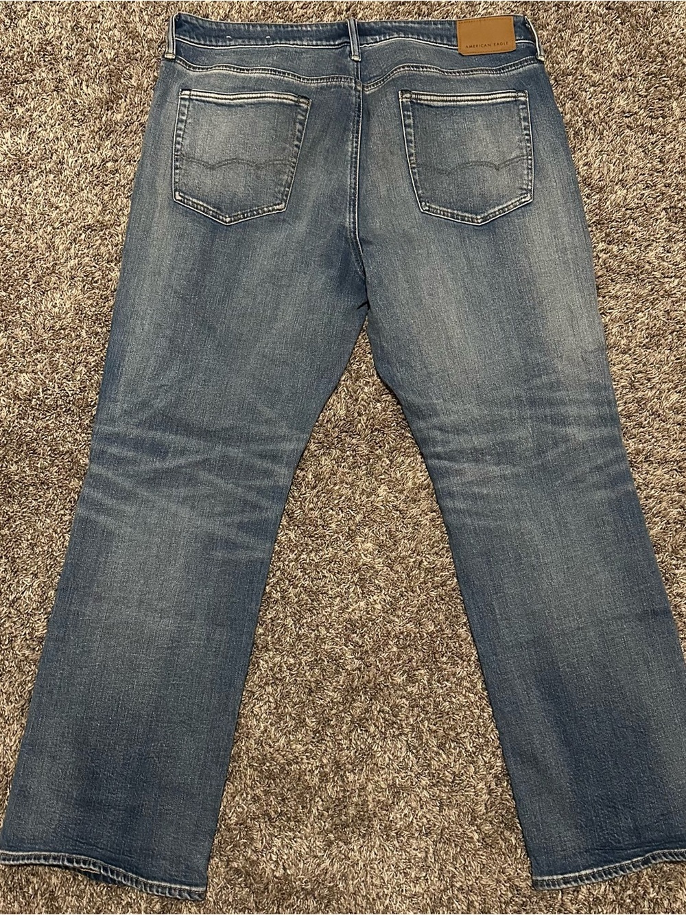 American Eagle Outfitters Men's Medium Blue Bootcut Jeans - Picture 8 of 11